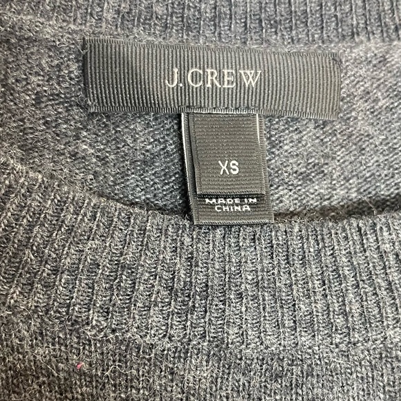 J. Crew Cashmere Knit Sweater with Bulldog - Picture 2 of 3